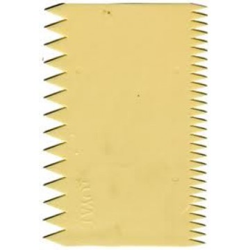 Scraper - double sided comb